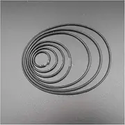 Transmission Belt 10PCS Silicone Rubber Belt Round Pulley Power Transmission Sprockets Belts 2MM 2.5MM 30MM 40MM 50MM 70MM 80MM 90MM V-Belt (Size : 2.5X80MM)