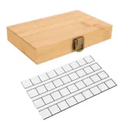 1 Set of Watercolor Pigment Holder Painting Color Mixing Plate Pigment Case