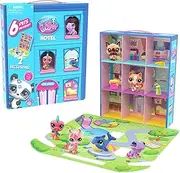BANDAI - Littlest Pet Shop - The Pet Shop Hotel - Playset with 6 PetShop Animals Including 2 Exclusive - Collectable Mini Animal Figures - Accessories - Toys for Children from 4 Years - BF00595
