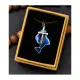 項鍊 掛飾 基督教禮品 以色列進口手工24K金十字架 豐盛魚 耶穌魚 基督魚 68004