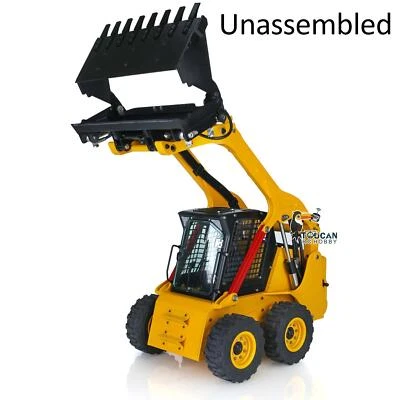 LESU 1/14 Aoue-LT5H Metal RC Hydraulic Wheeled Skid-Steer Loader Model W/ Sound