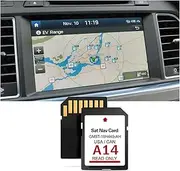 2023 Latest A14 Version Navigation SD Card, GPS GM5T-19H449-AH SD Card Support USA/Canada New Maps, GM5T19H449AH, Automotive Accessories