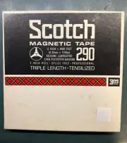 Scotch 290 reel to reel tape, 3600 feet