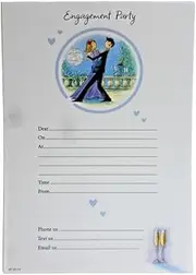 Simon Elvin Engagement Invitations (Pack of 20) (UK Size: One Size) (White/Multicoloured)