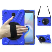 MCC Heavy Duty Strap Samsung Galaxy Tab A 10.5" T590 T595 Kids Case Cover [Blue]