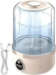 Frxib Portable Washing Machine - LED Display Small Portable Washing Machine - Deep Clean Laundry Tool Clothes Cleaner for Travel Socks Home Baby Dorm Kids Apartment
