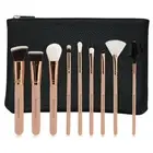 9pcs Professional Makeup Brush Set Powder Foundation Eyeshadow Blending Brushes