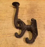 Rustic Victorian Style Wall Hooks 7" tall by 4" deep 01207 R