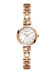 GUESS Rose Gold Lady G Watch in Pink