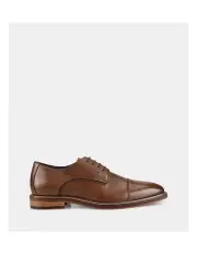 Julius Marlow Scribble Shoes in Cognac