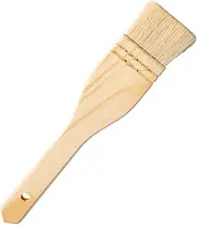ibasenice Basting Brush for Baking and Grilling Ergonomic Wool Oil Brush for BBQ Pastry Sauces for Family Gatherings Picnics and Bakeries Durable Easy to Use