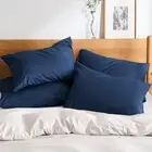 SUPER SOFT PREMIUM MICROFIBER PILLOWCASE SET OF 2 & 4 STANDARD QUEEN & KING SIZE