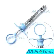DENTAL SYRINGE 1.8ML ASPIRATING ANESTHETIC INSTRUMENTS AMERICAN THREAD SKY-BLUE