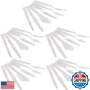 5 Sets 30Pcs Plastic Spatula Palette Knives, Palette Knife Set Thin and Flexi