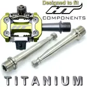 HT Components LEOPARD M2: 2 pedal axels in TITANIUM - 43% lighter - 4 colors!