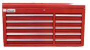 Beach B3TW10R - Top Box - 10 Drawer - Red