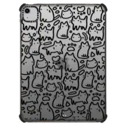 iPad Air (4th/5th gen) iPad Impact Case CUTE DOODLE KITTY CATS