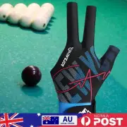 Billiard Gloves 3 Finger Snooker Glove Elastic Snooker Pool Gloves for Left Hand