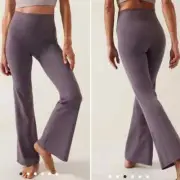 NWT**Athleta Salutation Stash Flare Pant**Dusk Violet**Plus Size 3X**$119