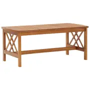 Coffee Table 102x50x43 cm Solid Acacia Wood vidaXL