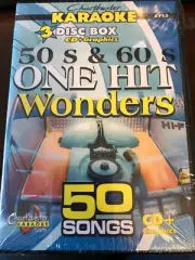 CHARTBUSTER KARAOKE CDG ONE HIT WONDERS 5112 NEW IN BOX w/SONG LIST