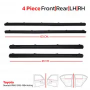 Inner Weatherstrip Door Belt Set Fits Toyota Starlet KP60 4,5Dr 1978 - '84