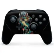 Nintendo Switch Pro Controller Skin Decal Vinyl Wrap - Dragon Japanese Style