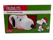 NIB Peanuts Snoopy Head Ceramic Mug Cup Coffee Tea Dog Beagle Gift 14.5 oz