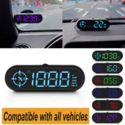 HUD Head UP GPS Speedometer Digital Display Car Speed Warning Plug Universal