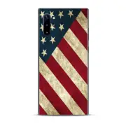 Skins Decal Wrap for Samsung Note 10 Plus Merica Flag Pattern