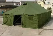 Four Season Outdoor Canvas Steel Army Military Camping Tent (5x10m)