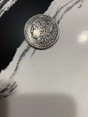 Real Silver Morgan Dollar 3 Piece Split Coin Magic .