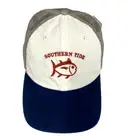 Southern Tide Hat Cap Snap Back Grey Mesh Fish Fishing Logo One Size New Tags