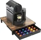 Decobrothers Original Pod Holder Drawer, 42 Nespresso Capsule Organizer, Rust...