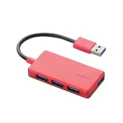 Elecom U3H-A416BRD USB 3.0 Hub 4 Port Bus Power Compact RedNEW