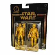 Star Wars Commemorative Skywalker Saga Finn Poe Dameron Gold Action Figure Pack