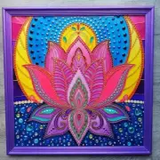 Lotus flower home wall decor Mystical mandala art Spiritual gift Sacred geometry