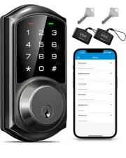 Veise Smart Deadbolt with App Control, Keyless Entry Smart Lock for Front Door