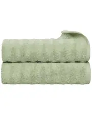 Superior Set of 2 Zuma Zero Twist Cotton Medium Weight Soft Absorbent Bath Towels