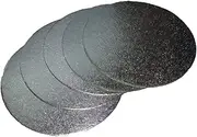 LarryRoo Pack of 5 Cut Edge Round Cake Boards Support Cards (7 Inches)