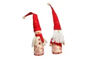 35cm Embroidered Snowman Or Santa- Assorted Designs