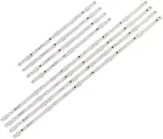 PCECKMZTFZ 8pcs/Set LED Backlight Bar Compatible with Sharp LC-50LB601U NS-50DF710NA19 LB50091 V1_00 V0 LB-PM3030-GJBBY504X8ABL2-L/R-T Light bar