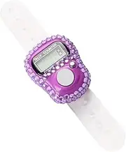 Finger Clickers for Counting | LCD Display Number Clicker Counter | Manual Resettable Electronic Knitting Row Recorder Ring for Track and Field Lap