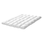 Luxury Mattress Topper Protector Cover White - King