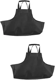 TEMPNAP 2pcs Camping Utensils Storage Bag Firewood Bag Large Capacity Oxford Fabric Easy to Fold Firewood Organizer