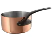 Mauviel M'Heritage M150CI Polished Copper & Stainless Steel Saucepan, 2.8-qt