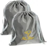 Hair Dryer Travel Bag Foldable Hair Dryer Storage Drawstring Pouch Portable Bag