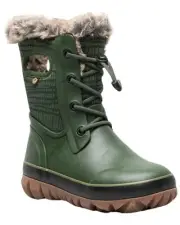 Bogs Arcata II Cracks Kid's Winter Boots, Dark Green, K1
