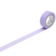 MT Solids Washi Paper Masking Tape: 3/5 in. x 23 ft. (Lavender)