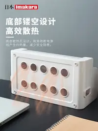 在飛比找樂天市場購物網優惠-電線收納盒 集線盒 電線收納 插線板電線收納神器桌面充電數據